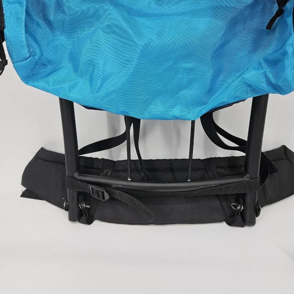 Vintage Jansport External Frame Backpack Hiking Camping Large Pack Tube Metal US